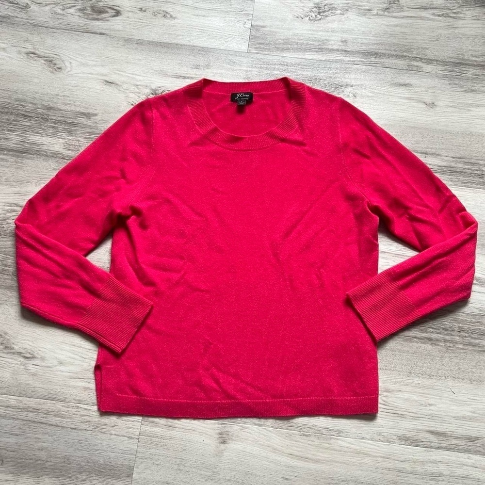 J. Crew Women's Vibrant Pink Sweater